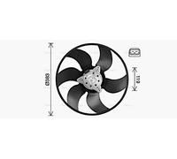 PRASCO RT7673 Fan, radiator