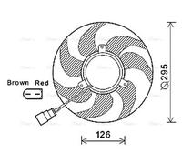 PRASCO VN7535 Fan, radiator