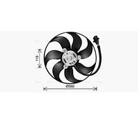 PRASCO VN7553 Fan, radiator