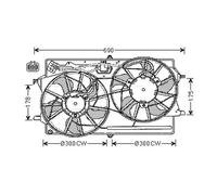 PRASCO FD7510 Fan, radiator