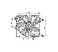 AVA COOLING SYSTEMS RT7541 Fan, radiator