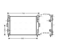 AVA COOLING SYSTEMS RT2306 Engine radiator