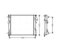 AVA RTA2303 Cooling Radiator