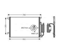AVA SBA5058D Cooling Condenser