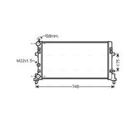 AVA STA2037 Cooling Radiator