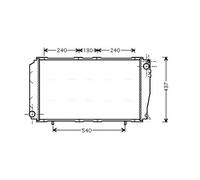 AVA SU2043 Cooling Radiator