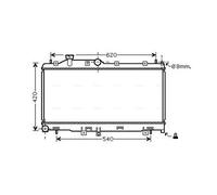 AVA SUA2072 Cooling Radiator
