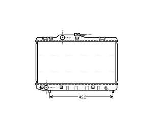 AVA TO2227 Cooling Radiator