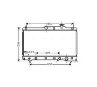 AVA TO2336 Cooling Radiator