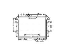 AVA TO2496 Cooling Radiator