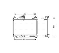 AVA TOA2251 Cooling Radiator