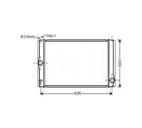AVA TOA2400 Cooling Radiator