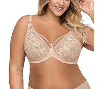 AVA Underwired Lace Non Padded Bra 1824 Venus, Beige,34E