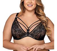 AVA Underwired Lace Non Padded Bra 1824 Venus, Black,34E