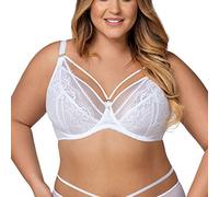 AVA Underwired Lace Non Padded Bra 1824 Venus, White,34E