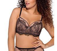 AVA Underwired Push-Up Lace Bra 2007 Jardin, Black,28F