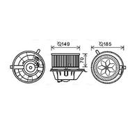 AVA VN8337 Cooling Blower