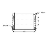 AVA VNA2040 Cooling Radiator