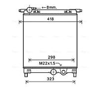 AVA VNA2325 Cooling Radiator