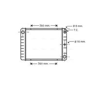 AVA VO2027 Cooling Radiator