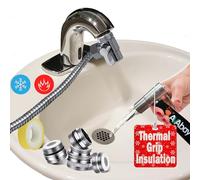 AVAbay® Sink Faucet Handheld Bidet Sprayer for Toilet I Bidet Attachment for Warm & Cold Water I Long 80" Hose Perfect for Feminine Hygiene, Cloth Diaper, Bathroom Toilet Cleaning