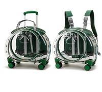 Available pet Trolley Box Full Transparent Dog Bag Large Capacity pet Backpack cat Bag Outside Trolley Box