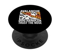 Avalanche Dog Handler Trust The Nose Working Dog PopSockets Adhesive PopGrip