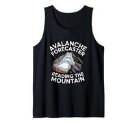 Avalanche Forecaster Reading The Mountain Snow Safety Tank Top