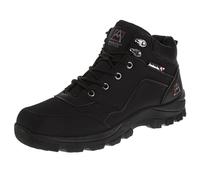 Avalanche Mens Multifunctional Lightweight Hiking Shoes, Casual Boots, Solid Black, 9 UK