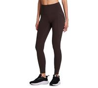 Avalanche Squat Proof Legging for Women, Buttery Soft Full Length Skinny Pant Legging for Hiking, Workouts, Seamed Dark Coffee, S