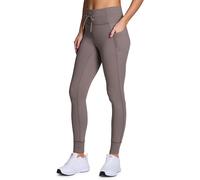 Avalanche Women's Drawstring Waist Gym Hiking Legging Fitted Jogger with Pockets, Driftwood, M