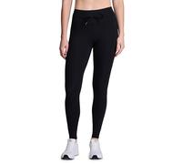 Avalanche Women's Legging with Drawstring Waistband, Ultra Soft Squat Proof Leggings Fitted Jogger, Jet Black, S