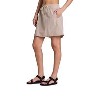 Avalanche Women's Quick Drying Woven Ripstop Skort with Bike Short and Pockets, Nylon Taupe, L