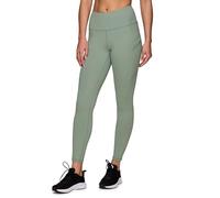 Avalanche Women's Super Soft Cargo Hiking Gym Full Length Legging with Pockets, Peached Lily Pad, Large