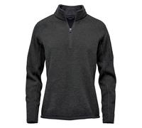 Avalante Heather Quarter Zip Fleece Top Stormtech Black XS