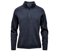 Avalante Heather Quarter Zip Fleece Top Stormtech Navy L