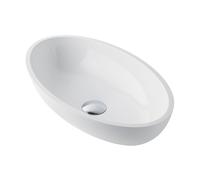 Avale Pricilla Cast Marble Bathroom Countertop Basin 510 x 300mm