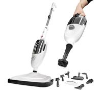 Avalla T-9 Steam Mop & Portable Handheld Steam Cleaner - 2-in-1 Double Steam Power - with 7 Accessories, Chemical-Free Cleaning for Floors, Grout, Carpets & Upholstery
