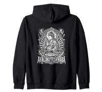 Avalokiteshvara Compassion Unbound Buddhist Deity Zip Hoodie