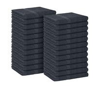 Avalon 24 Pack Grey 100% Cotton 16x27 Inch Highly Absorbable Facial, Gym, Hair & Face Towels