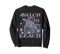 AVALON BEACH NJ TURTLE LOVER COLORFUL BEACH SOUVENIR Sweatshirt