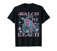 AVALON BEACH NJ TURTLE LOVER COLORFUL BEACH SOUVENIR T-Shirt