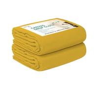 Avalon Canvas Drop Cloth for Painting 4x5 feet Pack of 2-8oz Painters Drop Cloths for Painting - All Purpose Canvas Tarps for Floor & Furniture Protection - Recycled Cotton Fabric
