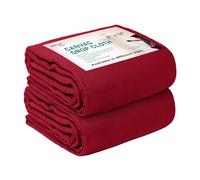 Avalon Canvas Drop Cloth for Painting 9x12 feet Pack of 2-8oz Painters Drop Cloths for Painting - All Purpose Canvas Tarps for Floor & Furniture Protection - Recycled Cotton Fabric