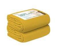 Avalon Canvas Drop Cloth for Painting 9x6 feet Pack of 2-8oz Painters Drop Cloths for Painting - All Purpose Canvas Tarps for Floor & Furniture Protection - Recycled Cotton Fabric