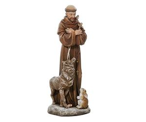 Avalon Gallery Catholic Saints Figurine - Toscana Collection Religious Statue, 8" H, Saint Francis