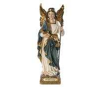 Avalon Gallery Christian Brands ArchAngel Saint Rafael Raphael Statue 8" Patron Saint of Physicians. Hand Painted. Milagros - VG010