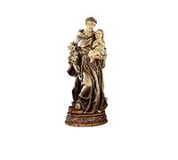 Avalon Gallery Figurine Bellavista Old World Masters Collection Resin Statue, 6.5-Inch, Saint Anthony