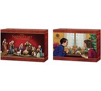 Avalon Gallery Nativity Figurine Set by Michael Adams, 9 Piece