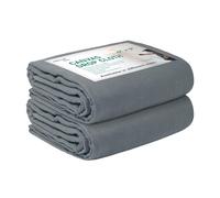 Avalon Home Canvas Drop Cloth for Painting 4x5 feet Pack of 2-8oz Painters Drop Cloths for Painting - All Purpose Canvas Tarps for Floor & Furniture Protection - Recycled Cotton Fabric